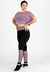 Calça com Detalhe Violeta Legging Preta | REF: LX212 - comprar online