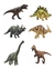 DINOSAURIO (6MODELOS) DE GOMA RELLENOS 25CM C/U FT - comprar online