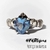 Anel no Estilo "Claddagh" - com Coração de Cristal - em Prata 950 - comprar online