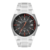 Relógio Orient Masculino Prata MBSS1316 - Laranja