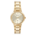 Relógio Feminino Aço Casual Dourado Seculus