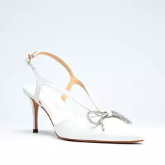 Slingback Cecconello Branco 2366001-2 - Savannah Shoes