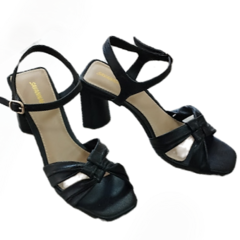 Sandalia Salto Alto Preto Savannah 5731-1554