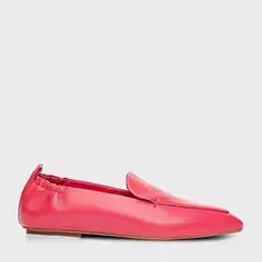 Loafer Ripple Couro Rosa Lipstick Carrano 305022