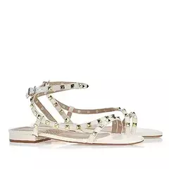 Sandalia Salto Baixo Off White Uza D21l874a0202 na internet