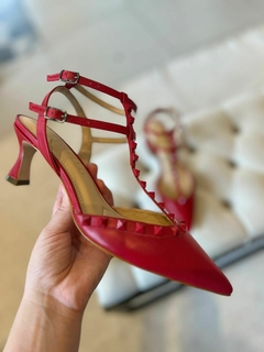 Slingback Cecconello Vermelho 2409002-3