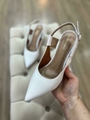 Scarpin Salto Medio Savannah Branco 6287A-8219