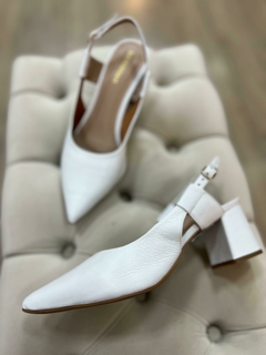 Scarpin Salto Medio Savannah Branco 6287A-8219 na internet