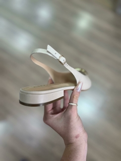 Slingback Cecconello Off White 2475002-7 na internet