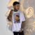 Camiseta Oversized Chris Brown - Branco • The Court Concept -