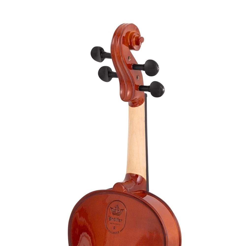 Foto imagem do tampo traseiro do VIOLINO BHALFER Allegro 4/4 - Vermelho - BH 530A