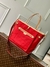 Bolsa Louis Vuitton Neverfull reversível Bandoulière Inside Out MM - canvas monogram e vermelho - GS All Brand