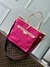 Bolsa Louis Vuitton Neverfull reversível Bandoulière Inside Out MM - canvas monogram e rosa pink - GS All Brand