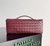 Bolsa Bottega Veneta Long Clutch Andiamo - vinho / bordo - GS All Brand