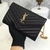 Bolsa YSL Yves Saint Laurent Woc Clutch - preta com dourado