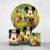 Kit Painel De Festa Redondo Mickey Safari + Trio De Cilindros Em Tecido - comprar online