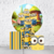 Kit Painel De Festa Redondo Minions + Trio De Cilindros Em Tecido - comprar online