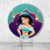 Painel De Festa Redondo Princesa Jasmine - comprar online