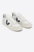 TENIS VEJA V-10 B-MESH WHITE NAUTICO LOGO MARINHO na internet