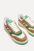 TENIS RESERVA R-BROOX COURO BRANCO/MARROM/VERDE na internet