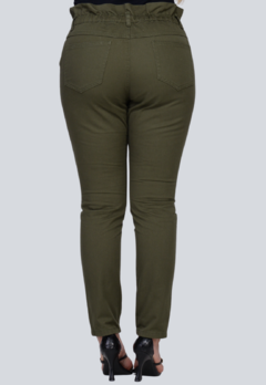 Calça Clochard Feminina Cintura Alta_Verde Escuro_6
