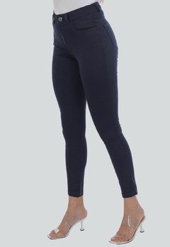 Calça Feminina Sarja Lycra - Azul Marinho