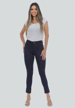 Calça Feminina Sarja Lycra - Azul Marinho5