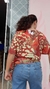 Blusa com estampas quente plus Size - comprar online