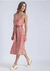 vestido floral midi - comprar online