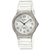 Relógio Casio Branco Pulseira Transparente MQ-24S-7BDF