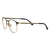 Armação Ray-Ban Redondo Preto + Dourado Fosco RB6375 2890 53 18 145 - comprar online