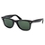 Óculos de Sol Ray-Ban Wayfarer Preto Brilho Tamanho 50