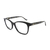 Armação Evoke Acetato Preto Brilho Feminino Oval DX99 A01 55 17 140 - comprar online