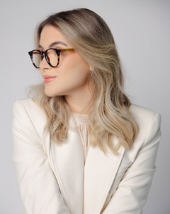 Óculos de Grau Amana Eloise Havana Clair - Amana Eyewear