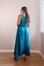 Vestido Érica Azul Petróleo - comprar online