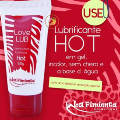 Lubrificante Love Lub Hot 60g - a base de água - comprar online