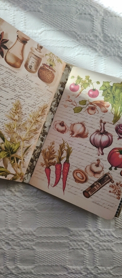 Caderno capa dura "COOK" (para receitas) - loja online