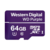 Memoria MicroSD WD / 64 GB / Clase 10 / Especializada para videovigilancia