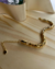Pulseira Malha Serpente Banhada a Ouro 18K na internet