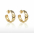 Brinco Argola Gizele Banhado a Ouro 18k - comprar online