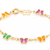 Pulseira Infantil Folheada a Ouro 18k com Cristais - tam.16 - comprar online