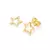 Brinco estrela banhado a ouro 18k - comprar online