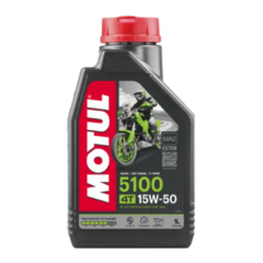 Oleo de Motor Moto Motul 5100 4T SAE 15W50 API SM/SL Semissintetico 1L