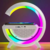 Caixa de Som G-Speaker Carregador Sem Fio Bluetooth RGB Lâmpada De Mesa LED Atm - comprar online