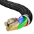 Imagem do Baseus Cabo Lightning Para iPhone Cafule tecer corda usb tipo c cabo de fio de c