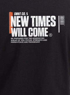 Camiseta New Times masculina - preta