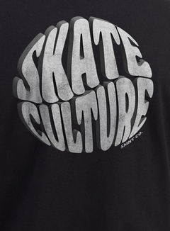 Camiseta Skate Culture masculina - preta na internet