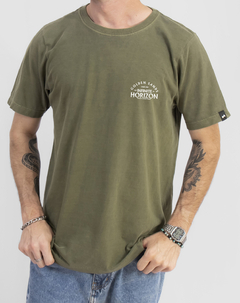 Camiseta Insider Surf masculina - estonada verde militar - comprar online