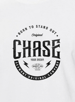 Camiseta Chase Your Dream masculina - branca - comprar online