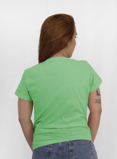 T-shirt ESTONADA feminina - verde flúor na internet